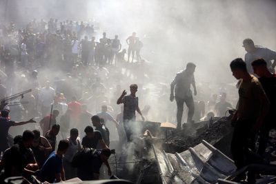 Israel strikes outskirts of Gaza City during second ground raid in as many days