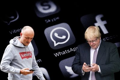 Boris Johnson and Dominic Cummings sent ‘disgusting and misogynistic’ WhatsApps, George Osborne claims