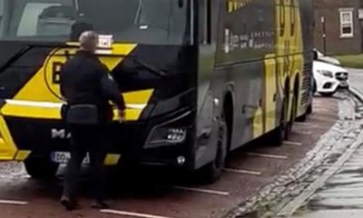 Dortmund football bus scores own goal with Newcastle match parking fine