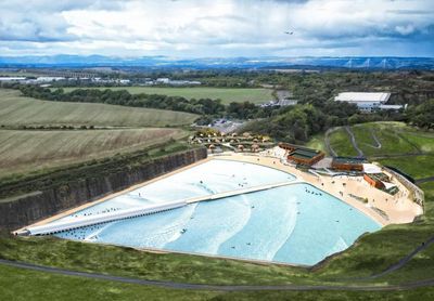 In pictures: World’s first inland surfing resort comes to Scotland