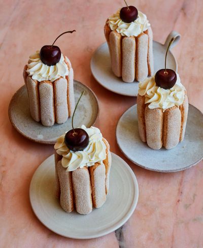 Ravneet Gill’s recipe for charlotte russe cake