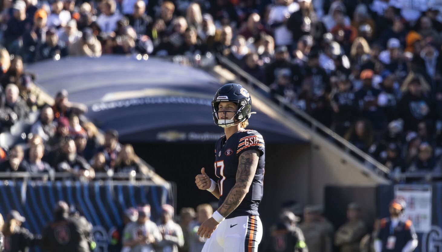 Bears QB Tyson Bagent Earning Fans As He Overcomes…