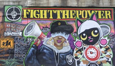 Humboldt Park artist Stef Skills loves Public Enemy and paid tribute to the hip-hop icons with a mural