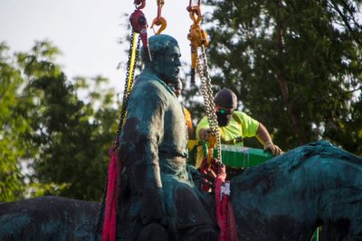 Robert E. Lee statue that prompted deadly protest in Virginia melted down