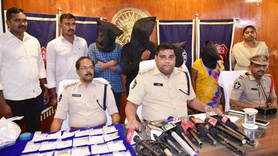 Branch manager, her friend among four held for gold theft in finance co. at Kankipadu