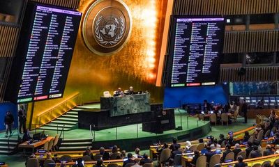 Israel-Gaza war: UN general assembly calls for ‘immediate, durable humanitarian truce’