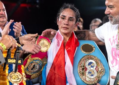Amanda Serrano revels in ‘historic night’ for women’s boxing after outpointing Danila Ramos