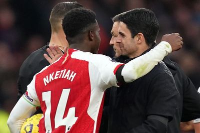 Arsenal boss Mikel Arteta: What Eddie Nketiah has done is remarkable
