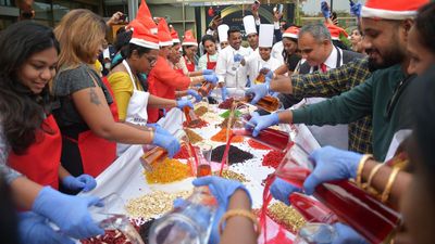 Hotels and bakeries in Tiruchi herald festive season with cake mixing ceremonies