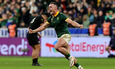 South Africa beat New Zealand to win men’s Rugby World Cup final