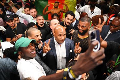 Video: Mike Tyson, Chuck Liddell, more react to Francis Ngannou’s boxing debut vs. Tyson Fury