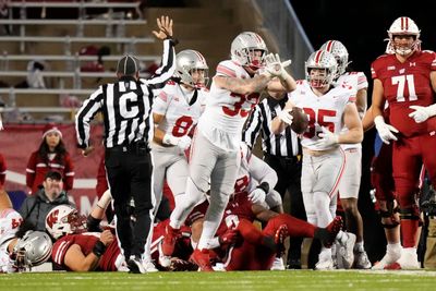 Ohio State football players that earned their Buckeye leaves against Wisconsin