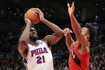 Joel Embiid leads Philadelphia 76ers to victory over Toronto Raptors