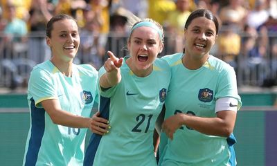 Sam Kerr and Caitlin Foord deliver hat-tricks as Matildas maul the Philippines in Olympic qualifier