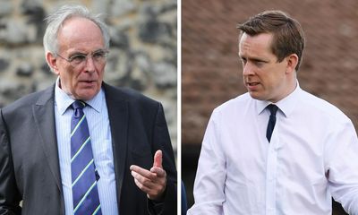 Minister seen campaigning with suspended former Tory MP Peter Bone