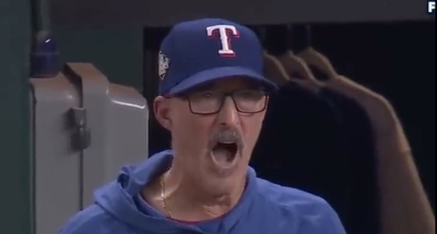Cameras Caught Rangers Pitching Coach Cursing at Arizona Player After Bad Mistake in World Series