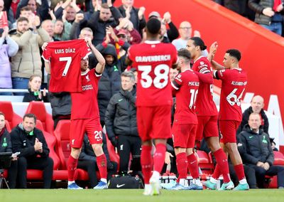 Darwin Nunez scores as Liverpool show support for Luis Diaz in win over Nottingham Forest
