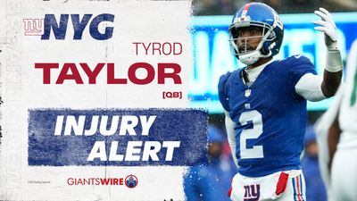 Giants’ Tyrod Taylor taken to hospital after injuring ribs vs. Jets