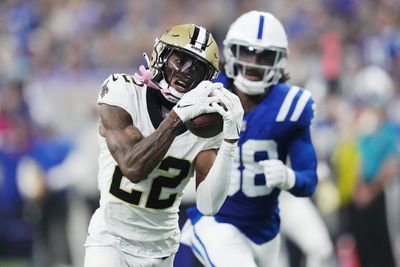 WATCH: Rashid Shaheed blazes past Colts defenders for 58-yard touchdown