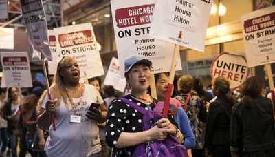 Housekeepers walk out of Downtown hotel, demanding fair pet policy