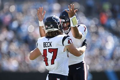 WATCH: Texans QB C.J. Stroud rushes for touchdown against the Panthers