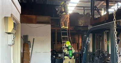 Wallsend fire being treated as suspicious