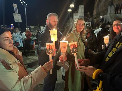 ‘A love that cannot be gunned down’: Lewiston holds vigil for shooting victims