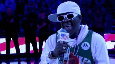 NBA Fans React to Flavor Flav Singing National Anthem at Hawks-Bucks Game