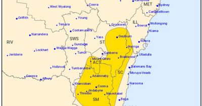 Total fire ban north of ACT, but a cool change is on its way