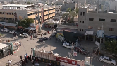 Watch a live view from Nasser Hospital in Khan Younis, Gaza