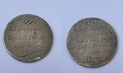 Bristol Old Vic vows to honour 1766 free-ticket token up for auction