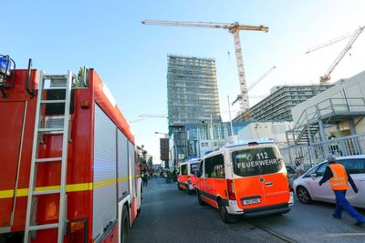 At least 3 workers are dead after scaffolding fell down a shaft at a building site in Germany