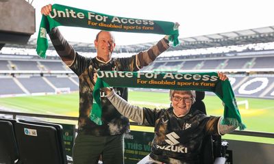 Interrupted views, undignified facilities: challenges for disabled football fans