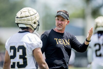 WATCH: Dennis Allen addresses Saints locker room after their win over the Colts