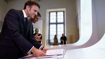 Macron looks to carve his name in history with French language museum