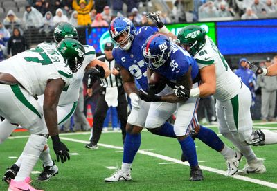 Giants PFF grades: Best and worst performers from Week 8 loss vs. Jets