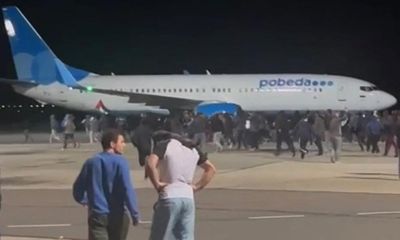 Russia blames Ukraine for antisemitic riot at airport in Dagestan