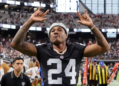 Watch: Raiders CB Marcus Peters returns Jared Goff interception for touchdown