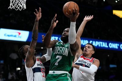Jaylen Brown and Jayson Tatum combine to keep Boston Celtics perfect