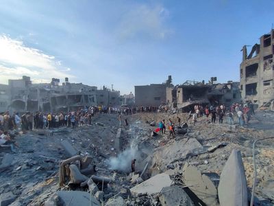Israel-Hamas war – live: IDF uses Arrow missile defences for first time as UN issues ‘life or death’ warning