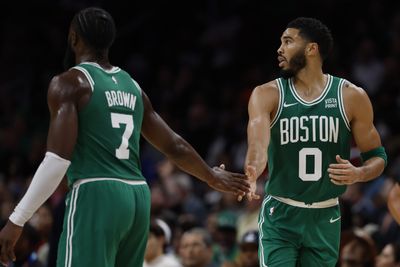 Jaylen Brown, Jayson Tatum combine for 69 points vs. Wiz in just 3 quarters (nice!)