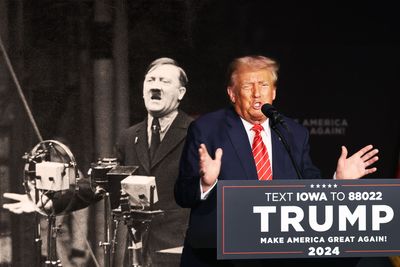 Trump’s channeling Hitler for protection