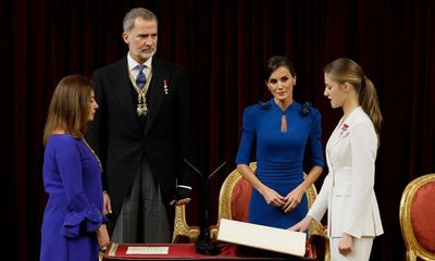 Spain’s Princess Leonor swears oath as republican ministers boycott ceremony