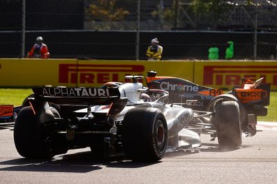 Piastri's F1 Mexico GP compromised by damage from Tsunoda clash