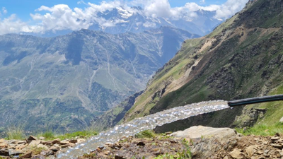 Photos: 21 drought prone villages in Himachal Pradesh's Lahaul to get irrigation water from 15,000 feet height