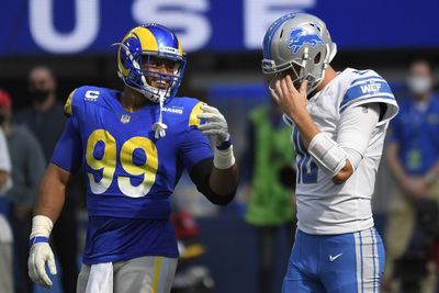 Here’s why Jared Goff compared Amon-Ra St. Brown to Aaron Donald