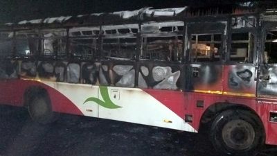 Maratha reservation protest: KKRTC temporarily suspends operations in Maharashtra after bus is torched, KSRTC follows suit