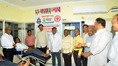 CGST officers, family members donate blood for Thalassemia patients