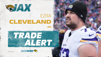 Jaguars acquire OL Ezra Cleveland in trade with Vikings