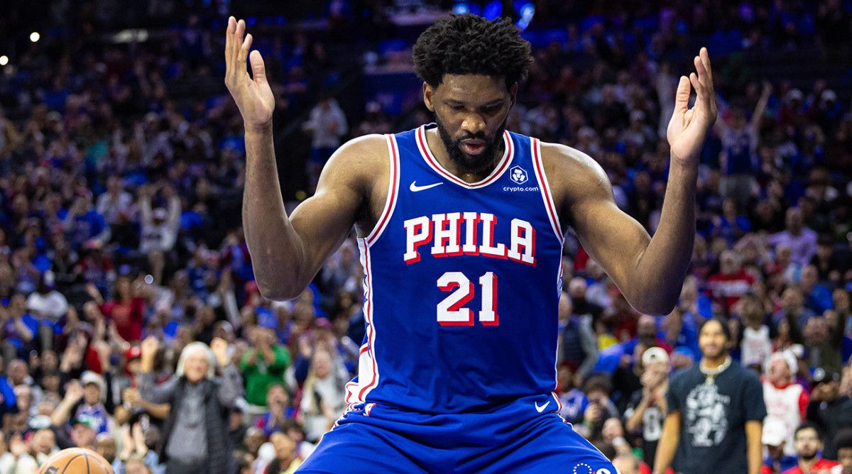 Joel Embiid WWE Celebration Results in $35,000 Fine,…